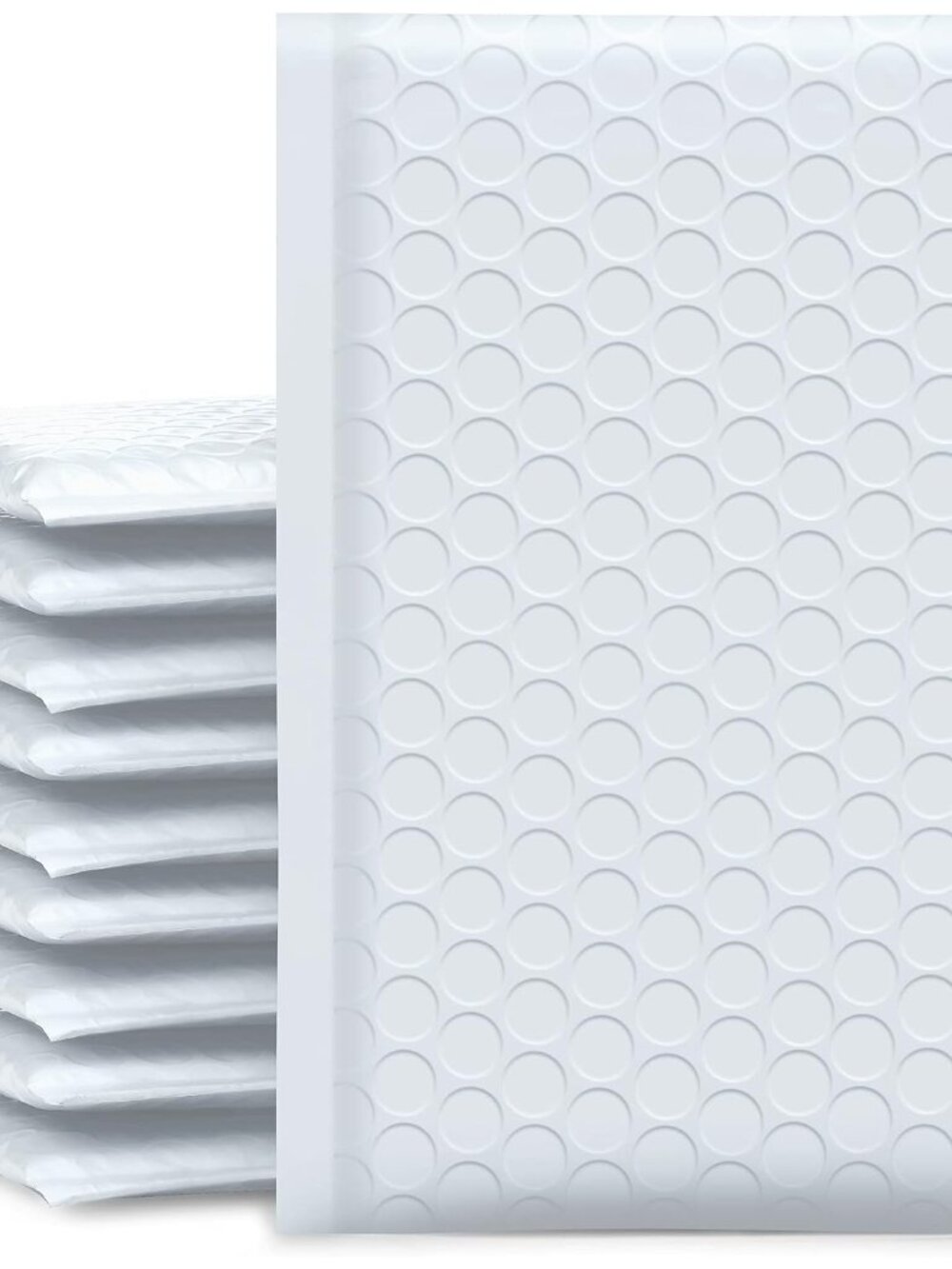 Mini Bubble Mailers 3.5x6.5" Padded White 50 Pack Usable Size 3.5x5"
